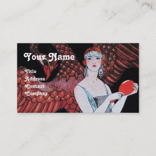 CARTE DE VISITE BEAUTÉ ET PHOENIX, DESIGNER MODE COMPOSÉ ARTISTE