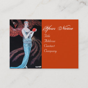 CARTE DE VISITE BEAUTÉ ET PHOENIX, DESIGNER MODE COMPOSÉ ARTISTE