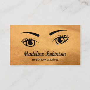 Carte De Visite Beauté Eyes / Faux Leather