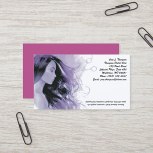 💜 Carte de visite beauté Lavande de rêve