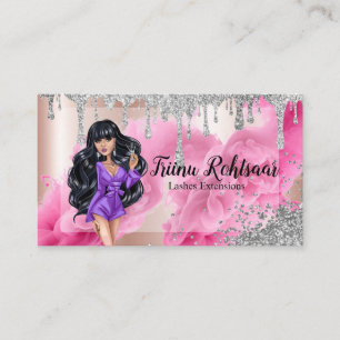 Carte De Visite Beautician Maquillage Lashes Brost Artiste