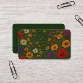 Carte De Visite Beautiful Floral Business Card (1)