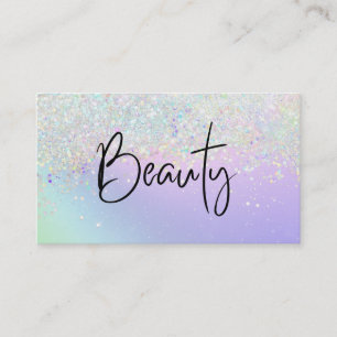 Carte De Visite *~* BEAUTY Hologramme Holographe Parties scintilla