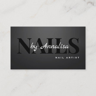 Carte De Visite Beauty Salon Nails