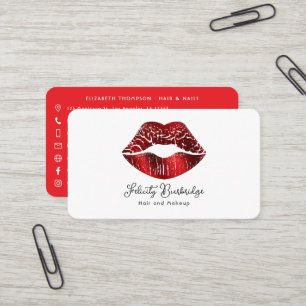 Carte De Visite Beauty Salon QR Code
