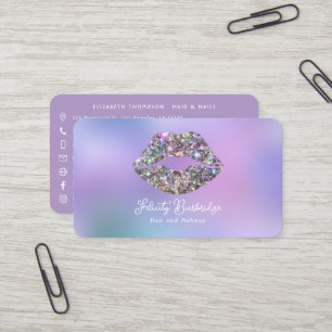 Carte De Visite Beauty Salon QR Code