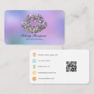 Carte De Visite Beauty Salon QR Code