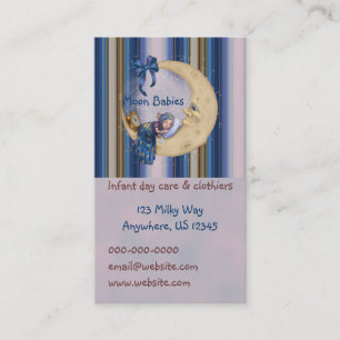 Carte De Visite Bébé Elf de lune