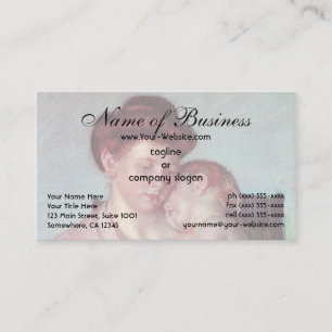 Carte De Visite Bébé endormi par Mary Cassatt