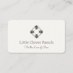 Carte De Visite Bee Beekeeper Honeycomb