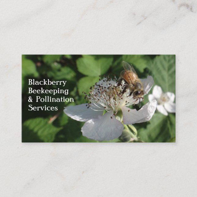 Carte De Visite Beekeeper Blackberry (Devant)