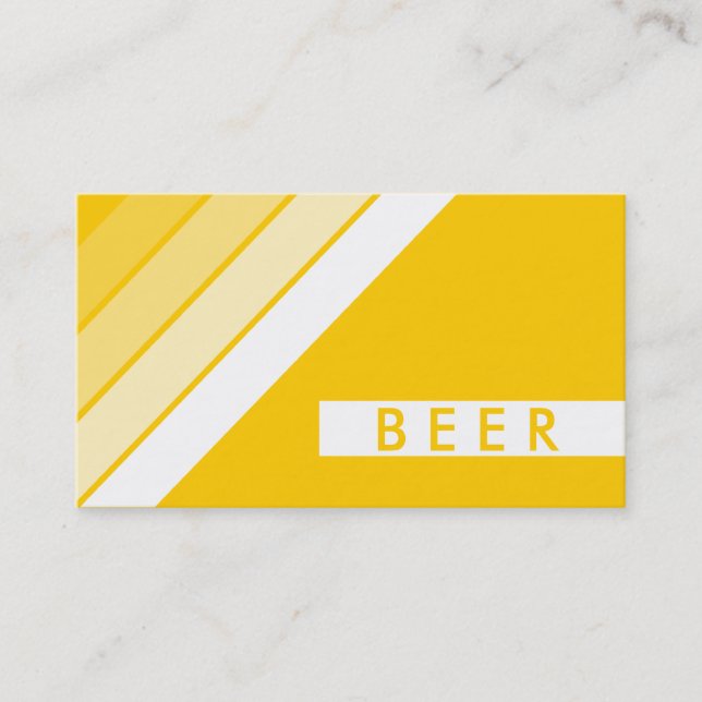 Carte De Visite BEER rétro (Devant)