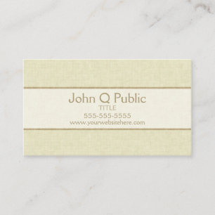 Carte De Visite beige
