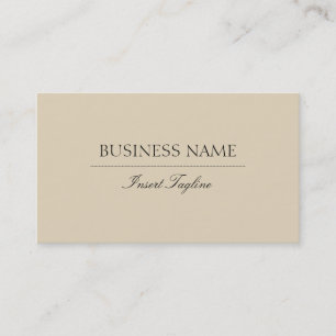Carte De Visite Beige moderne