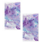 Belle aquarelle bleue et pourpre