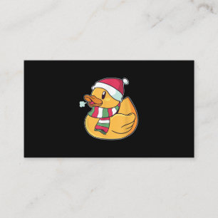 Carte De Visite Belle Canard de canard Noël