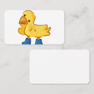 Carte De Visite Belle caricature de canard animal