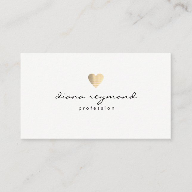 Carte De Visite belle femme professionnelle femmes amour coeur (Devant)