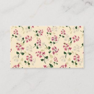 Carte De Visite Belle florale sans couture motif oubli-me-non pi
