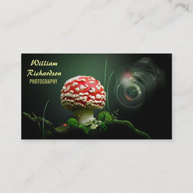 Carte De Visite belles affaires uniques de photographe de (Devant)
