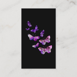 Carte De Visite Belles papillons papillons papillons papillons pou
