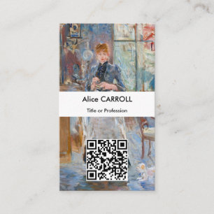 Carte De Visite Berthe Morisot - Dans la salle à manger - Code QR