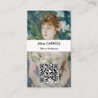 Berthe Morisot - Jeune fille en blonde - Code QR