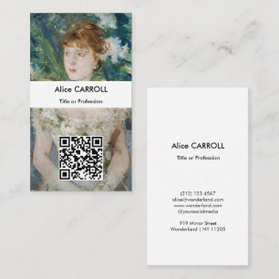 Carte De Visite Berthe Morisot - Jeune fille en robe de bal - Code