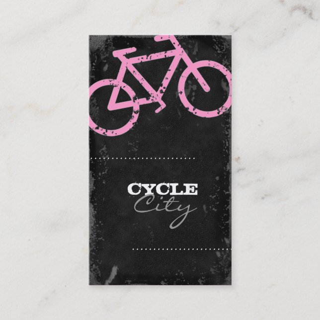 Carte De Visite Béton de ville de cycle de la CHROMATOGRAPHIE (Devant)