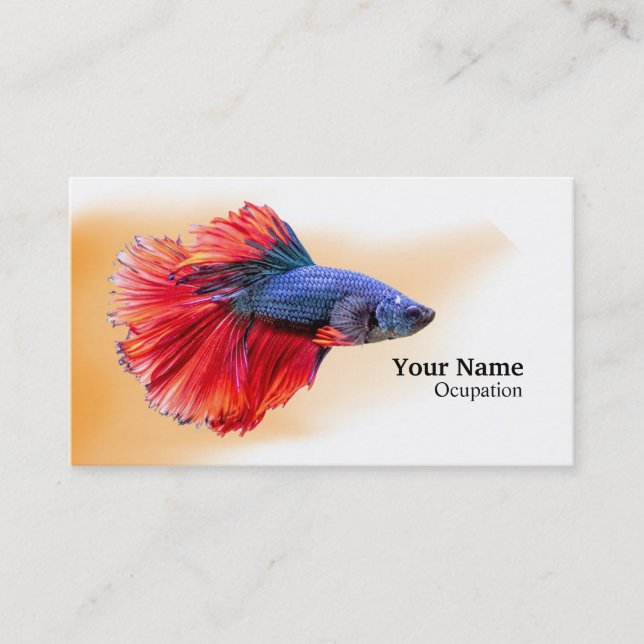 Carte De Visite Betta fish (Devant)