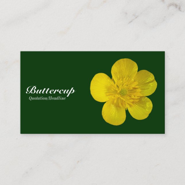 Carte De Visite Beurre - Vert foncé 003300 (Devant)