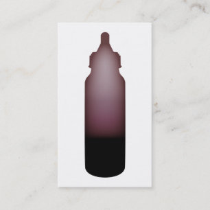 Carte De Visite biberon rose