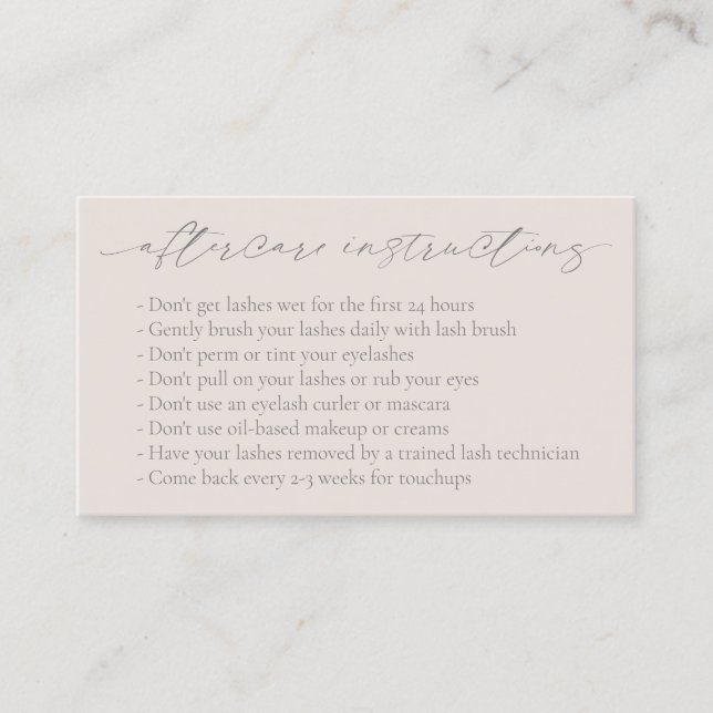 Carte De Visite Biege neutre Tan QR Code Élégant (Devant)