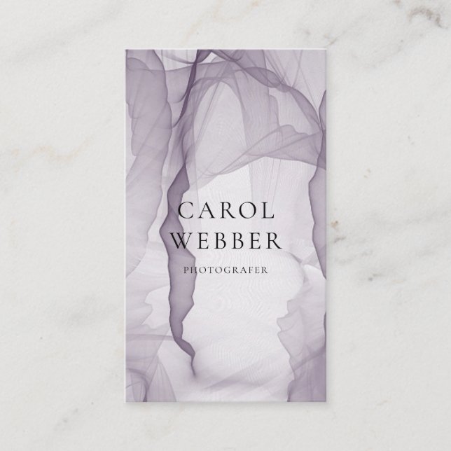 Carte de visite bien aéré et léger (Devant)