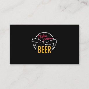 Carte De Visite Bière amérindienne