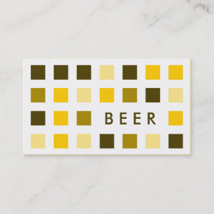 Carte De Visite BIÈRE (carrés de mod)