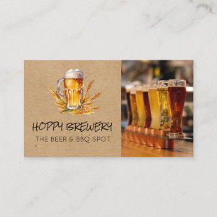 Carte De Visite Bière et blé   Sélection de bière