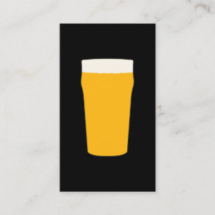 Carte De Visite Bière   Jardin de bière   Barman