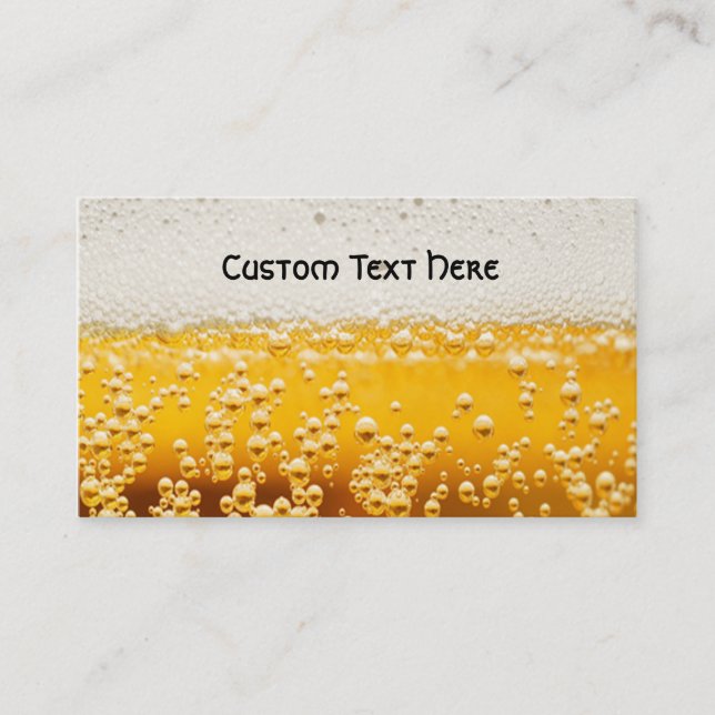 Carte De Visite bière je (Devant)