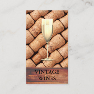 Carte De Visite Bières Bois rustique   Champagne   Domaine