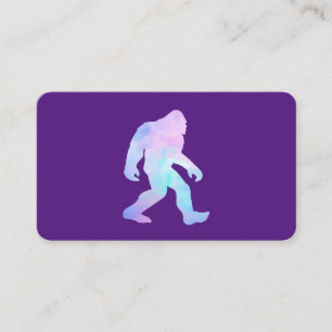 Carte De Visite Bigfoot aquarelle