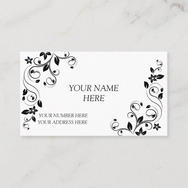 Carte De Visite biglietto da visita (Devant)