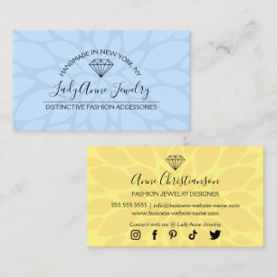 Carte De Visite Bijouterie Boutique Diamond Beads Gems