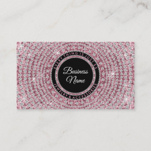 Carte De Visite Bijouterie Boutique Pink Bling