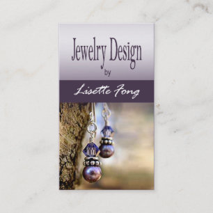 Carte De Visite Bijoutier de coutume de concepteur de bijoux