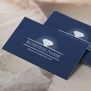 Carte De Visite Bijoux Design Bijoux en diamant Moderne Marine Ble