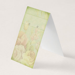 Carte De Visite Bijoux Floral Vintage Personnalisé Écran paisible