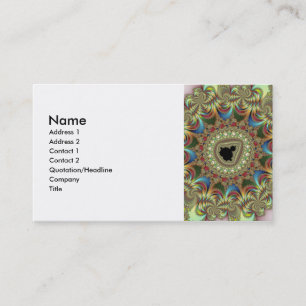 Carte De Visite Bijoux fractal