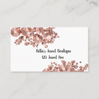 Carte De Visite Bijoux roses