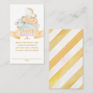 Carte De Visite Billet au rabat de la fraise et de la fée pour b